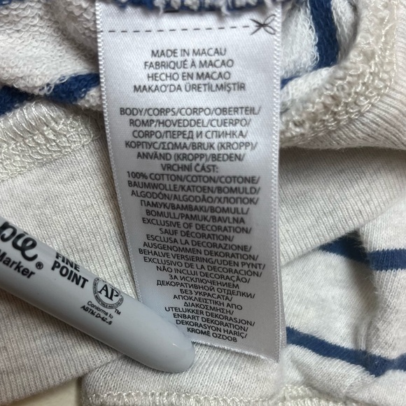 Polo Ralph Lauren Sweater Toddler 4/4T Crewneck Navy Red Gray Pullover Long - Picture 5 of 7